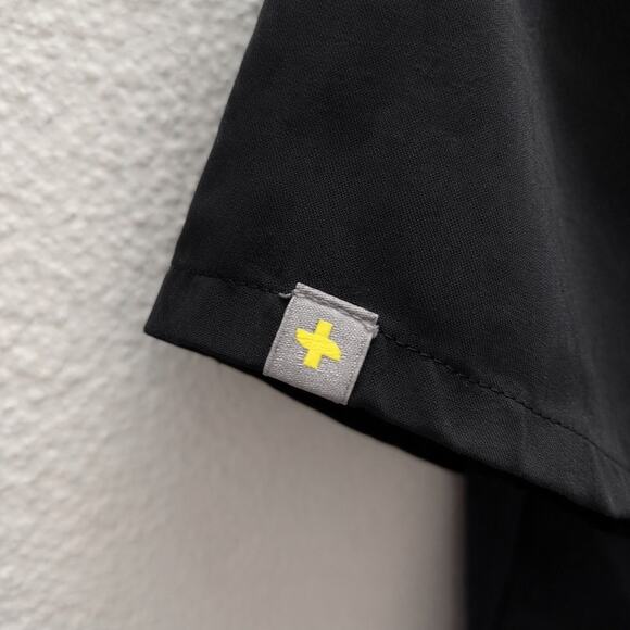 FIGS Casma Scrub Top Women’s XS Black V-Neck Medical Nurse Healthcare Uniform - Picture 6 of 7